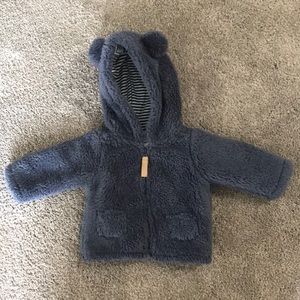 NEVER WORN Carters Fleece Zip Up